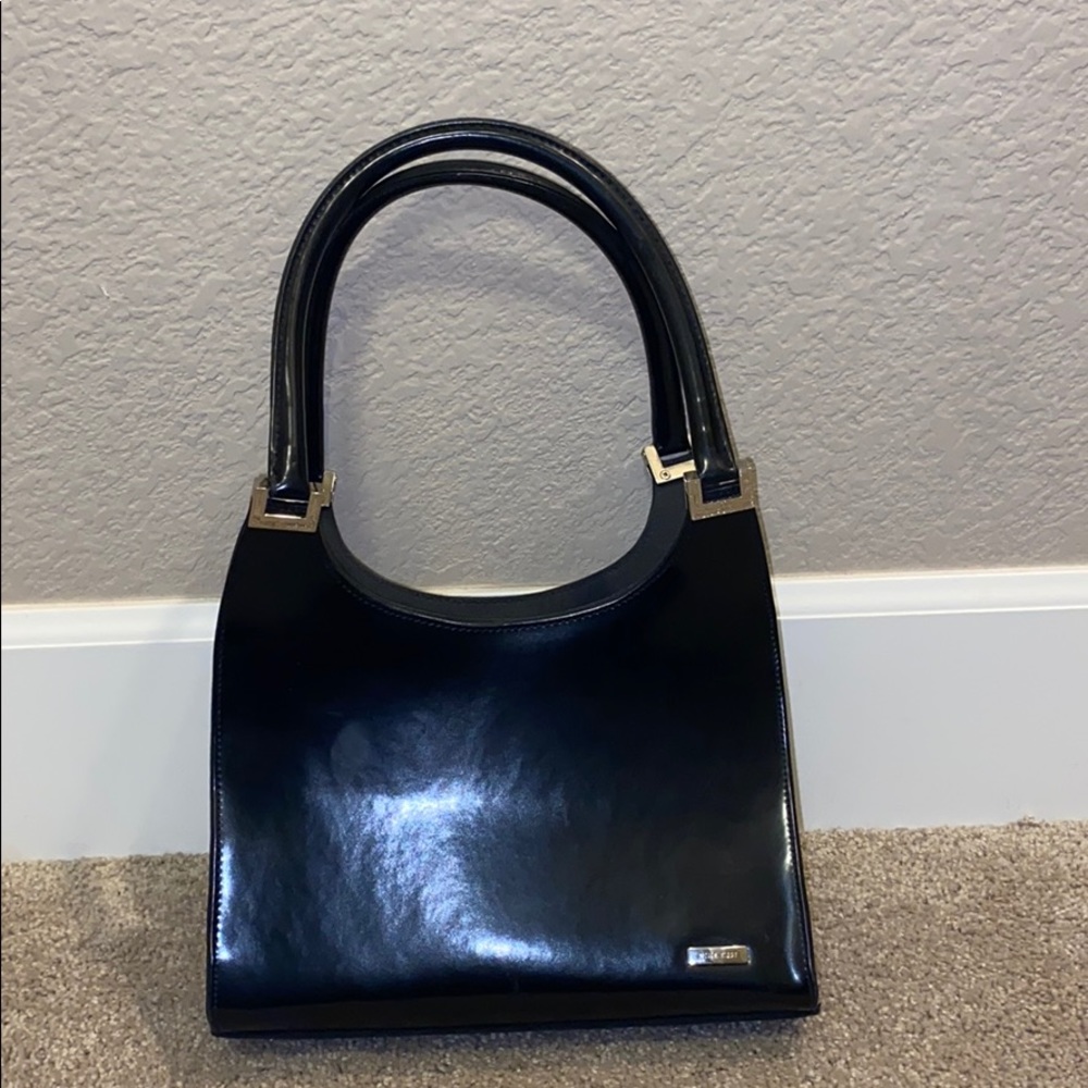 Nine West black leather purse